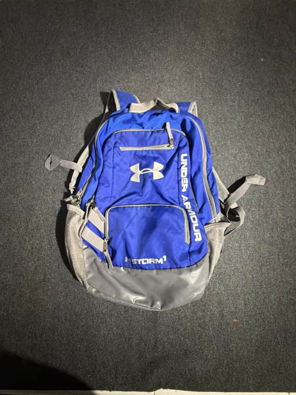 Under Armour Storm Hustle II Blue Gray Backpack
